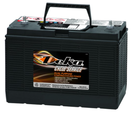 Bateria Deka 12 Volt Equipo Pesado - Servicio Comercial Doble Proposito - 7T31