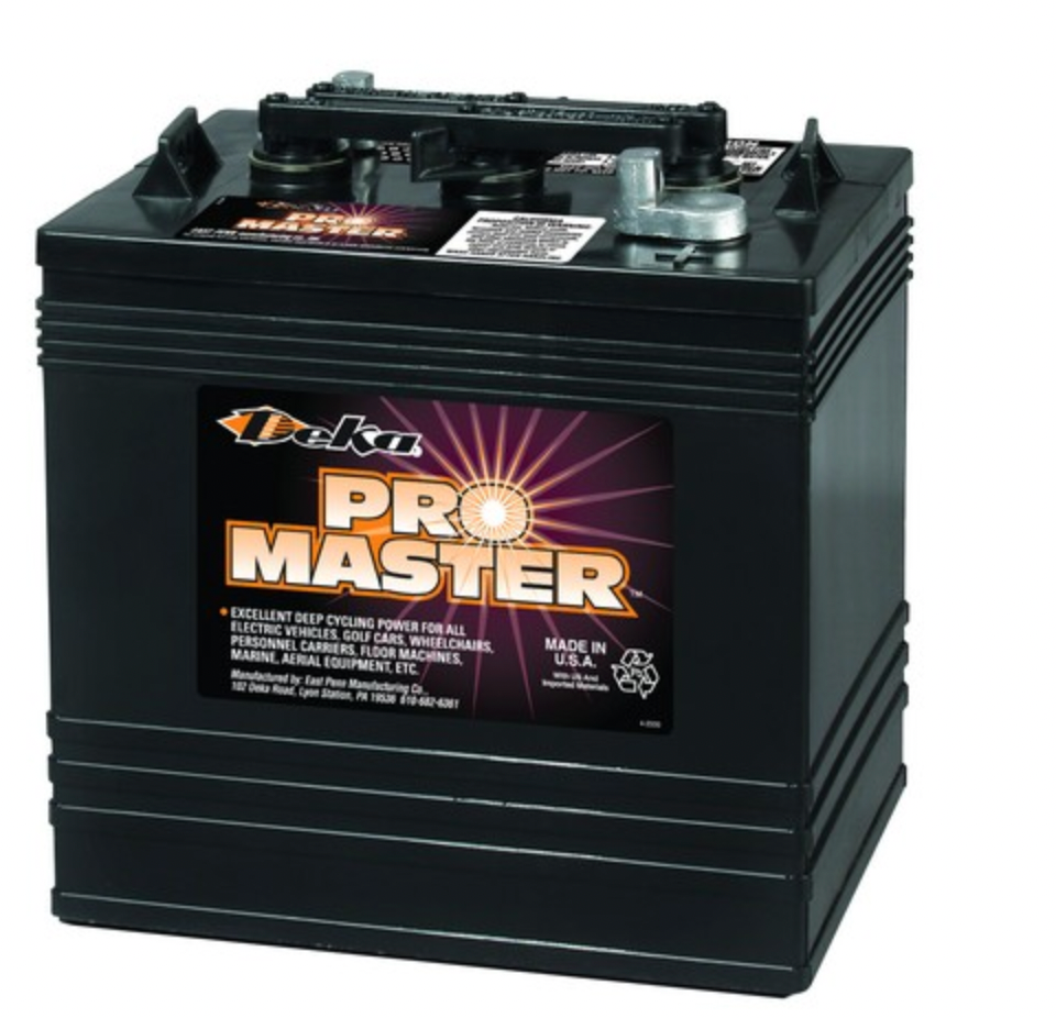 Bateria Deka 6V Carro De Golf - Gruas De Elevacion - Motive Power - Ciclo Profundo - GC25