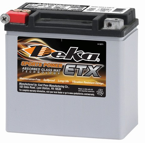 Bateria Deka Agm 12V Power Sports - ETX14
