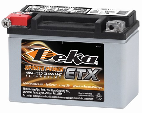Bateria Deka AGM 12V Power Sports - ETX9