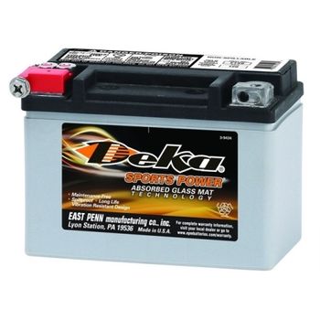 BATERIA DEKA 12 VOLT - AGM - POWER SPORTS [CCA: 120]
