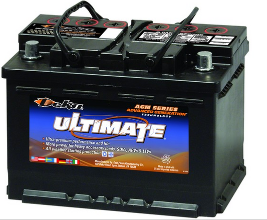 Bateria Deka 12V Servicio Automotriz De Alto Rendimiento - 748MF