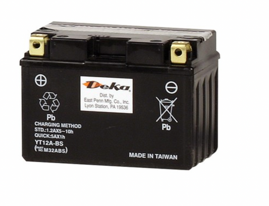Bateria Deka 12V Libre De Mantenimiento - Sport - YT12ABSFP