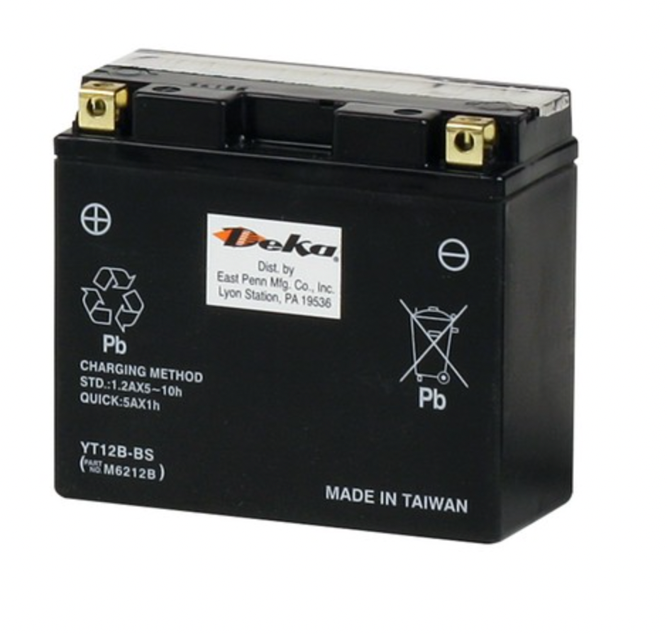 Bateria Deka 12V Libre De Mantenimiento - Sport - YT12BBSFP