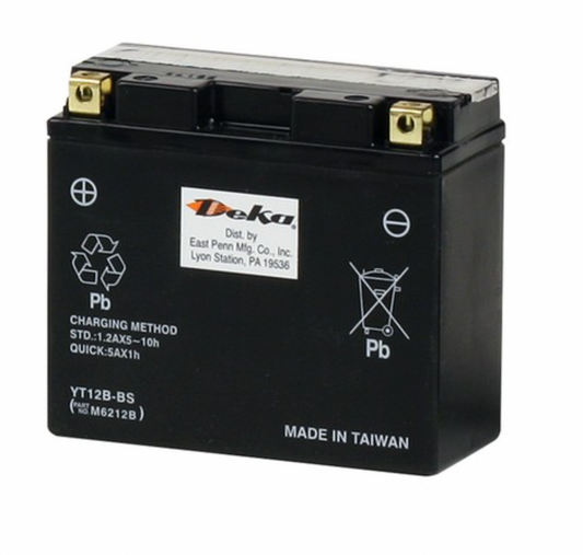 Bateria Deka 12V Libre De Mantenimiento - Sport - YT12BBSFP