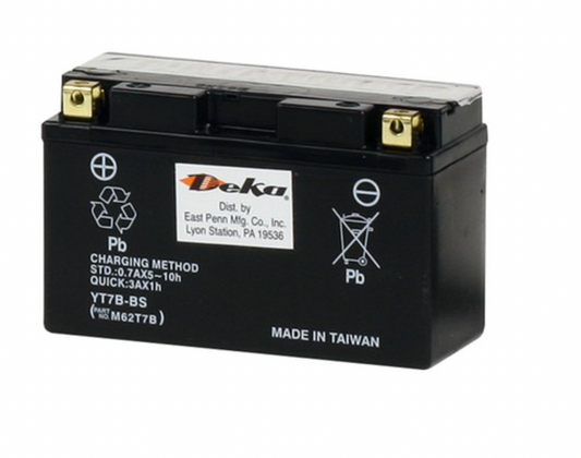 Bateria Deka 12V Libre De Mantenimiento - Sport - YT7BBSFP