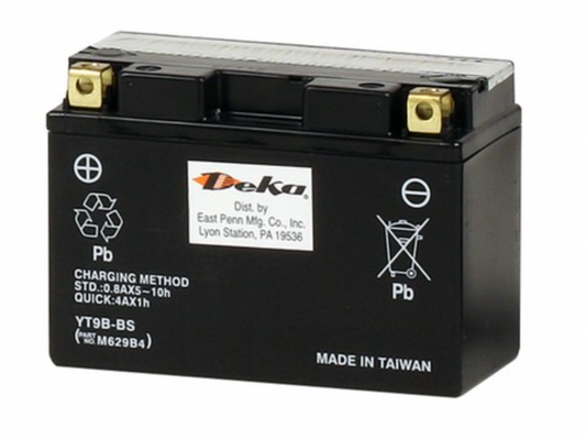 Bateria Deka 12V Libre De Mantenimiento - Sport - YT9BBSFP