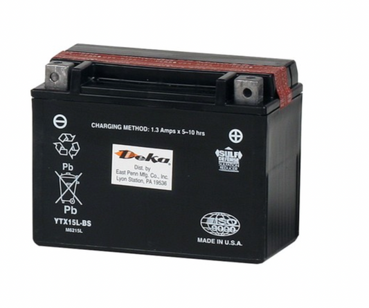 Bateria Deka 12V Libre De Mantenimiento - Sport - YTX15LBSFP