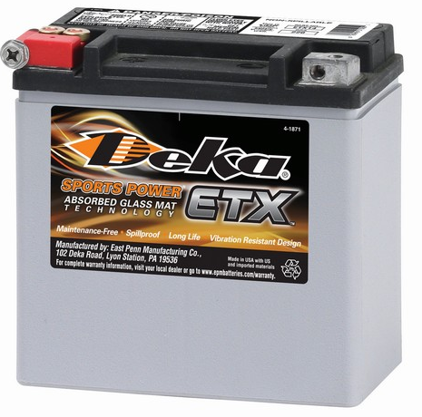 Bateria Deka AGM 12V Power Sports - ETX14