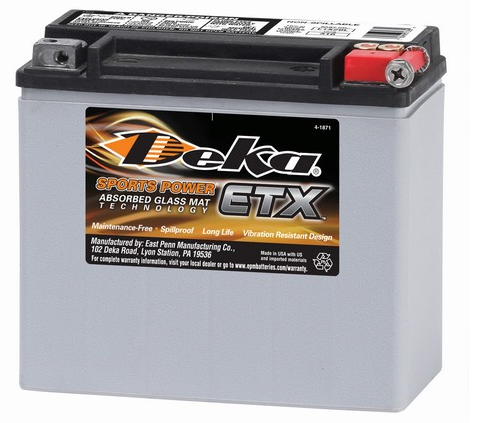 Bateria Deka AGM 12V Power Sports - ETX20L